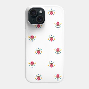 Light Open Simple Protea Bud Pattern Phone Case