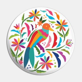 Mexican Otomí Bird by Akbaly Pin