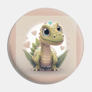 Der liebe Dinosaurier Perli und seine magische Perle Pin