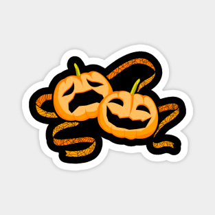 Halloween Pumpkin Theatre Masks Magnet