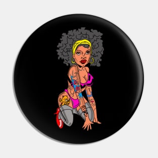 afro pin up girl Pin