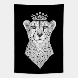 The Queen Cheetah Tapestry
