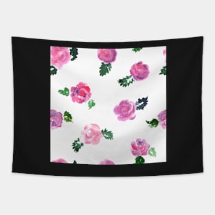 Watercolor roses Tapestry