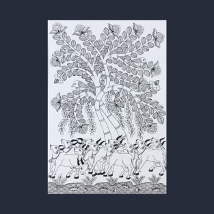 Tree of life Phad painting by Gopal joshi T-Shirt