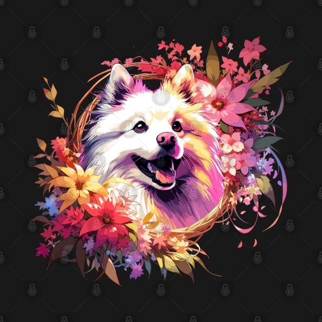 American Eskimo Dog Mothers Day Dog Mom Special Gift by ArtRUs