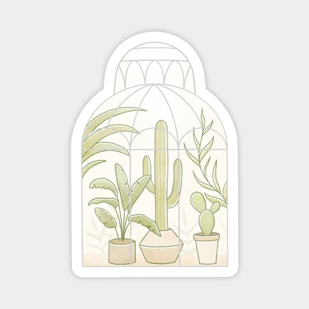 Greenhouse Magnet by Barlena