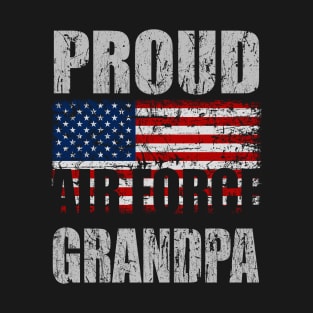 Military Proud Air Force Grandpa T-Shirt