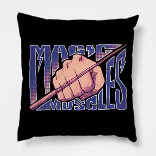 Mashle Magic and Muscles Mash Fist x Wand with Cool Streetwear Graffiti Pillow
