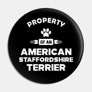 american staffordshire terrier - Property of an american staffordshire terrier Pin