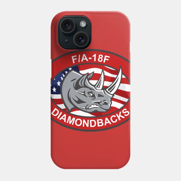 VFA-102 Diamondbacks - Rhino Phone Case by MBK