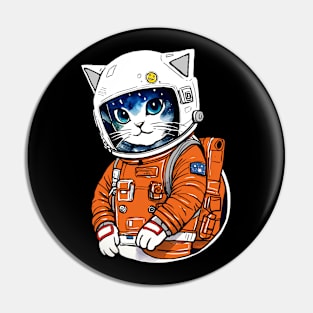 Astro cat Pin