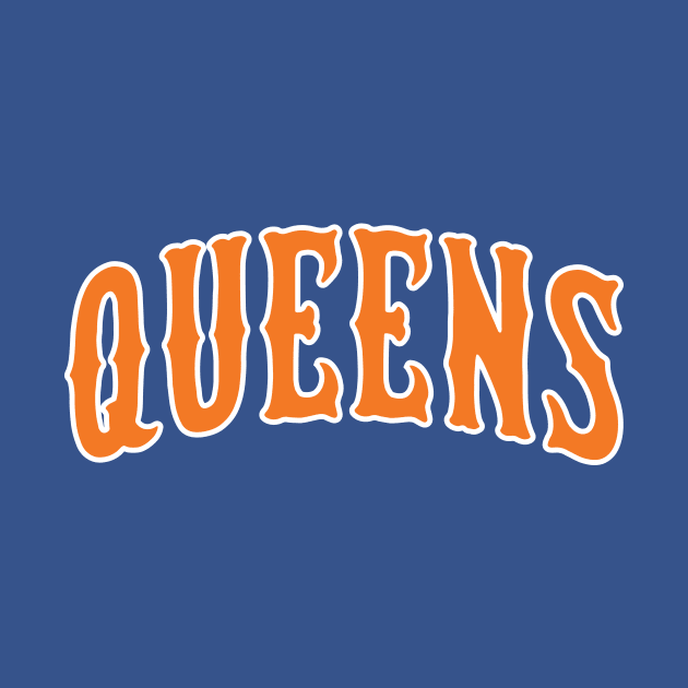 Queens 'New York' Baseball Fan: Represent Your Borough T-Shirt by CC0hort
