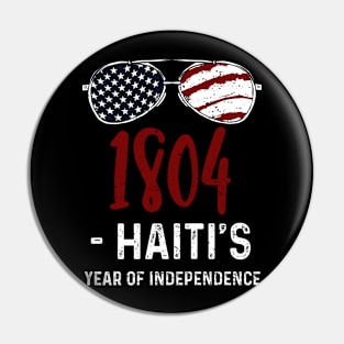 1804 - Haiti's Year of Independence Pin