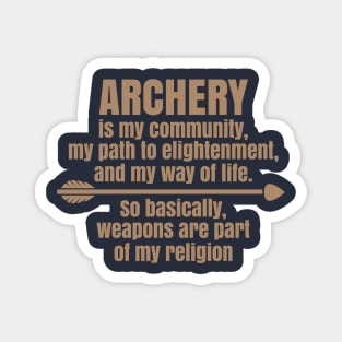 Archery Magnet