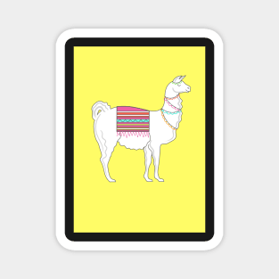 Llama ( Yellow Version ) Magnet