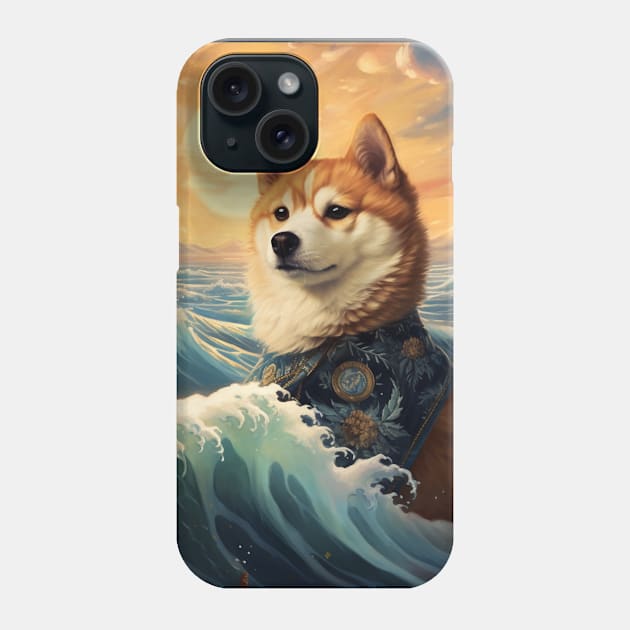 Shiba inu on the Sunset Phone Case by NatashaCuteShop