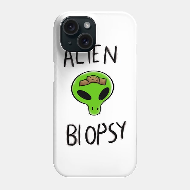 Comic book guy alien shirt Phone Case by Happy Horror Coffee Break