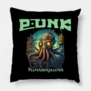 PUNK Metal Octopus Pillow