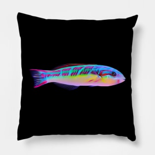 Pink Face Wrasse Pillow