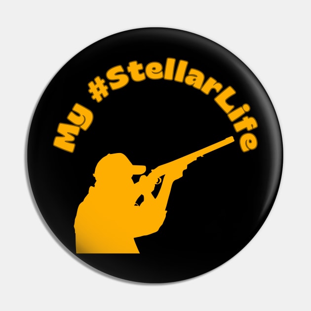 My StellarLife - Skeet Pin by briannsheadesigns@gmail.com