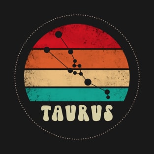 Taurus Retro Sunset T-Shirt