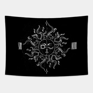 sun and moon Tapestry