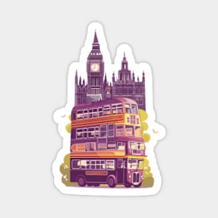 Magical Triple Decker in London - Fantasy Magnet