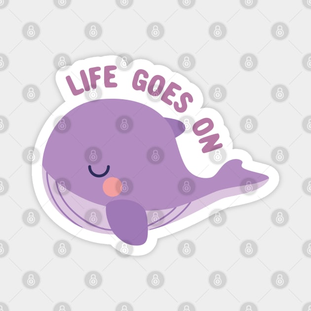 BTS whale plush life goes on Magnet by Oricca