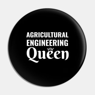 Agricultural Engineering Queen - Agriculture Women in Stem Science Steminist Pin