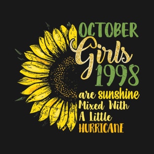 October Girls 1998 Shirt Birthday 1998 Birthday T-Shirt