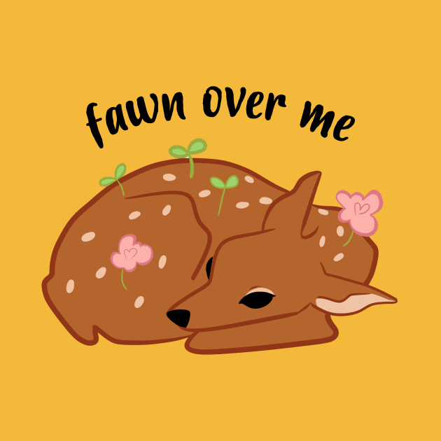 fawn over me by stickerjock