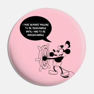 Steamboat Willie - Classic Cartoon Pin