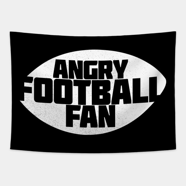 Angry Football Fan Tapestry by Commykaze