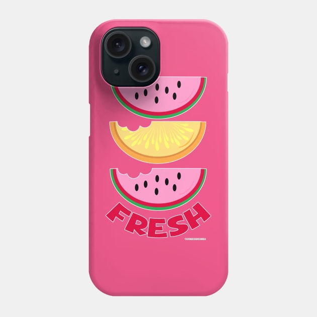 Triple Fresh and Fruity Phone Case by Tshirtfort