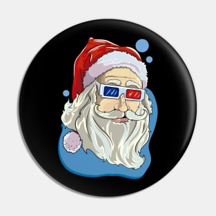 santa claus 3D Pin