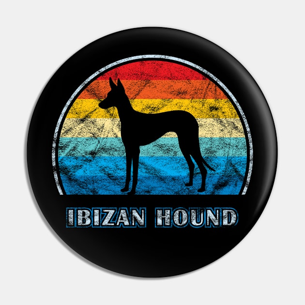 Ibizan Hound Vintage Design Dog Pin by millersye