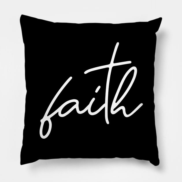 Faith, Christian, Jesus, Quote, Believer, Christian Quote, Saying Pillow by ChristianLifeApparel