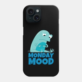 Monday Mood Sad Frog Phone Case