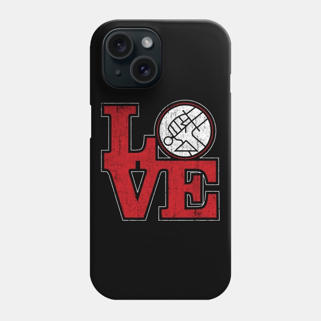 LOVE B.P.R.D. Phone Case by huckblade