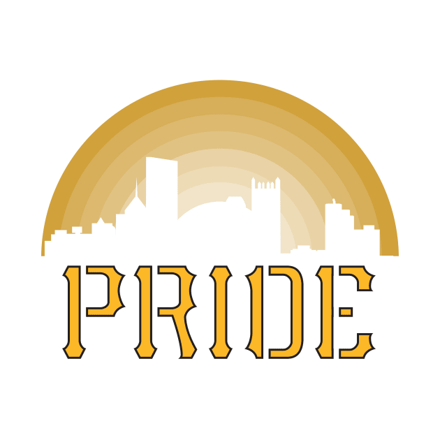 PRIDE Pittsburgh Black and Gold by Baggss