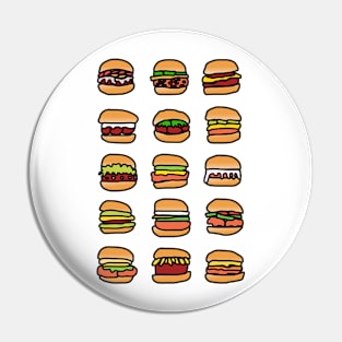 Mini Burgers Pin