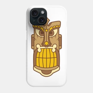 Funny Tribal Tiki Head Phone Case