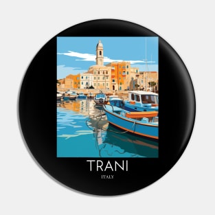A Pop Art Travel Print of Trani - Italy Pin