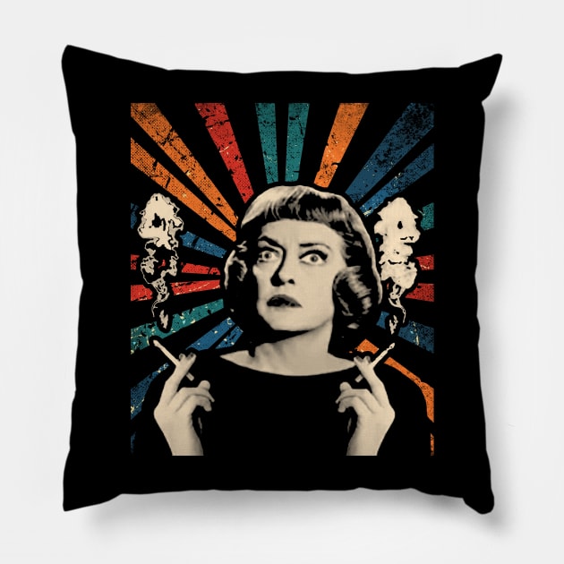 sketc vintage bette 4 Pillow by ArmandoApparel