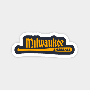 Milwaukee Baseball Magnet