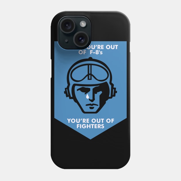 F-8 Crusader Pilot Insignia Phone Case by MBK