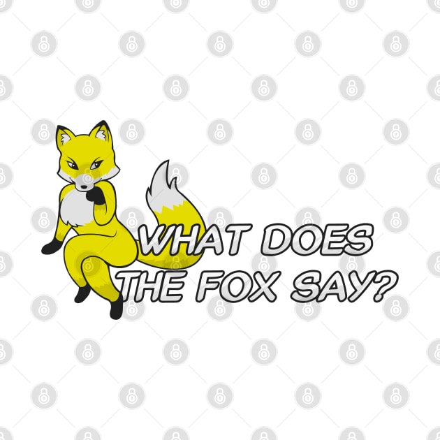 What does the fox say? - Yellow by Brony Designs