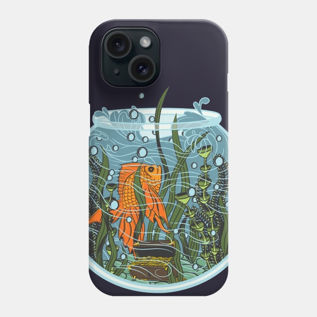 Fishtank Phone Case by Desdymona