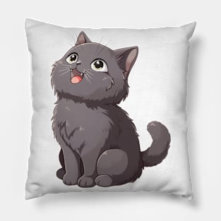 Cute Chartreux Cat Pillow