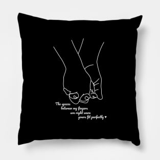 Holding hands Pillow